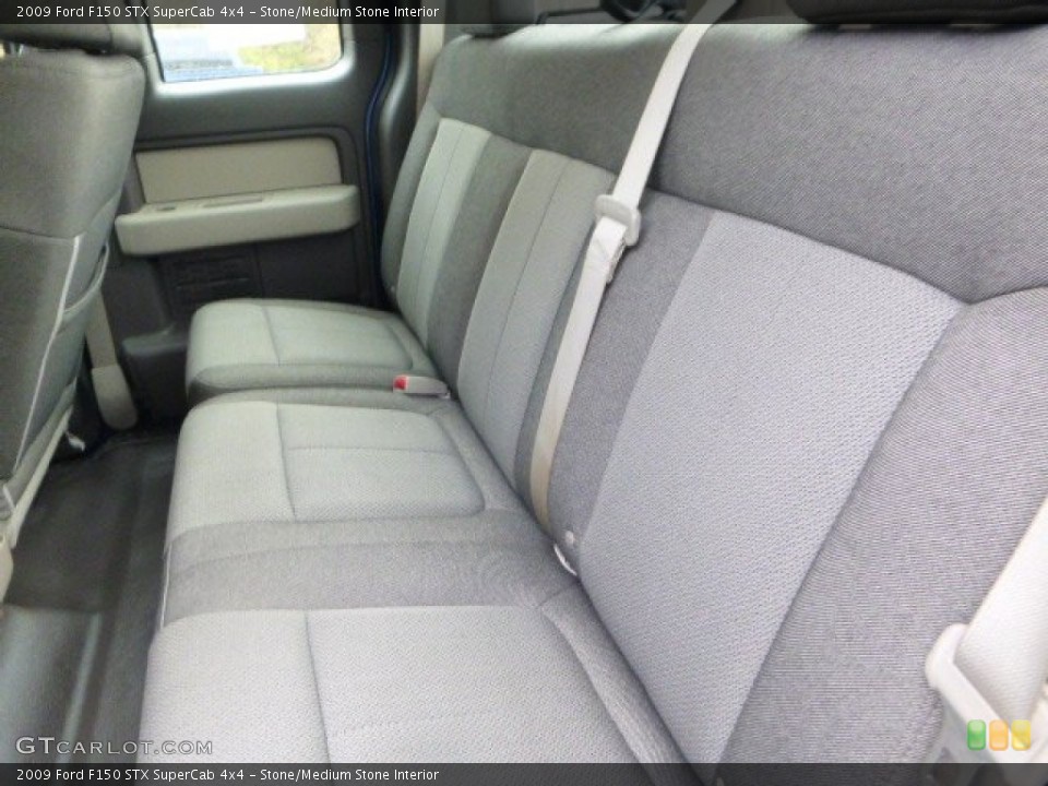 Stone/Medium Stone Interior Rear Seat for the 2009 Ford F150 STX SuperCab 4x4 #87697751