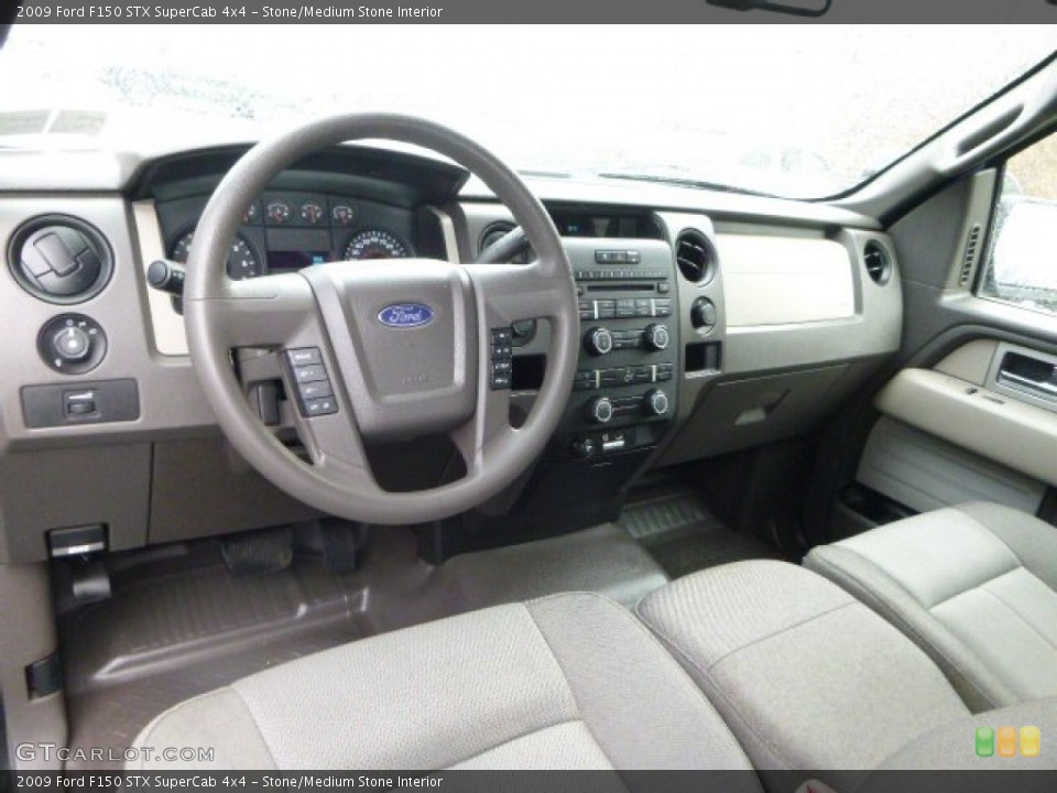 Stone/Medium Stone 2009 Ford F150 Interiors