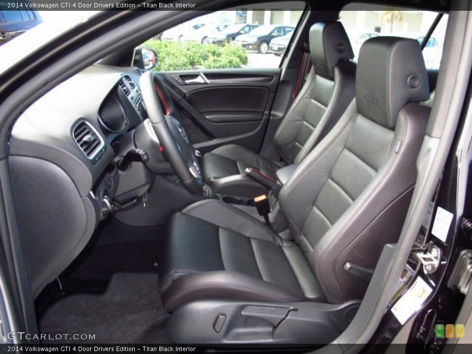 Titan Black Interior Photo for the 2014 Volkswagen GTI 4 Door Drivers Edition #87707066