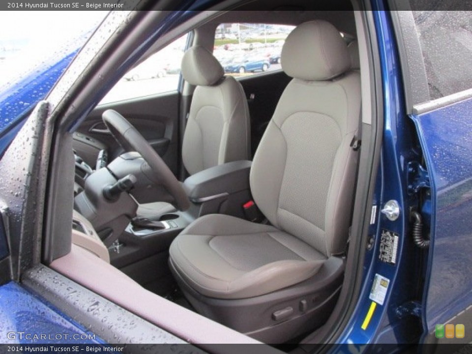 Beige Interior Front Seat for the 2014 Hyundai Tucson SE #87707603