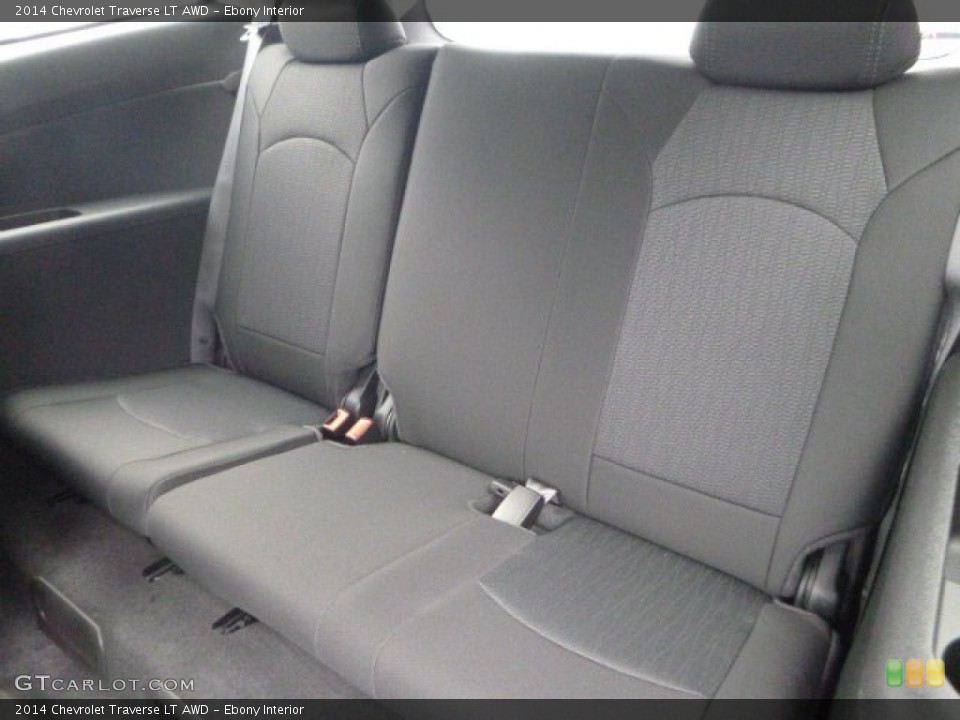 Ebony Interior Rear Seat for the 2014 Chevrolet Traverse LT AWD #87708296