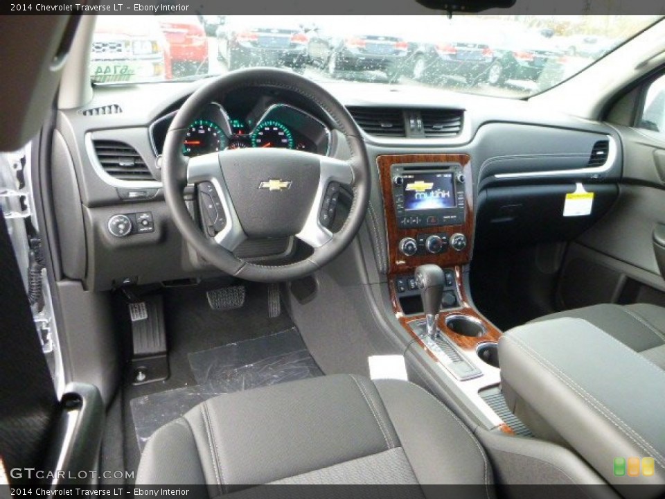 Ebony Interior Prime Interior for the 2014 Chevrolet Traverse LT #87709160