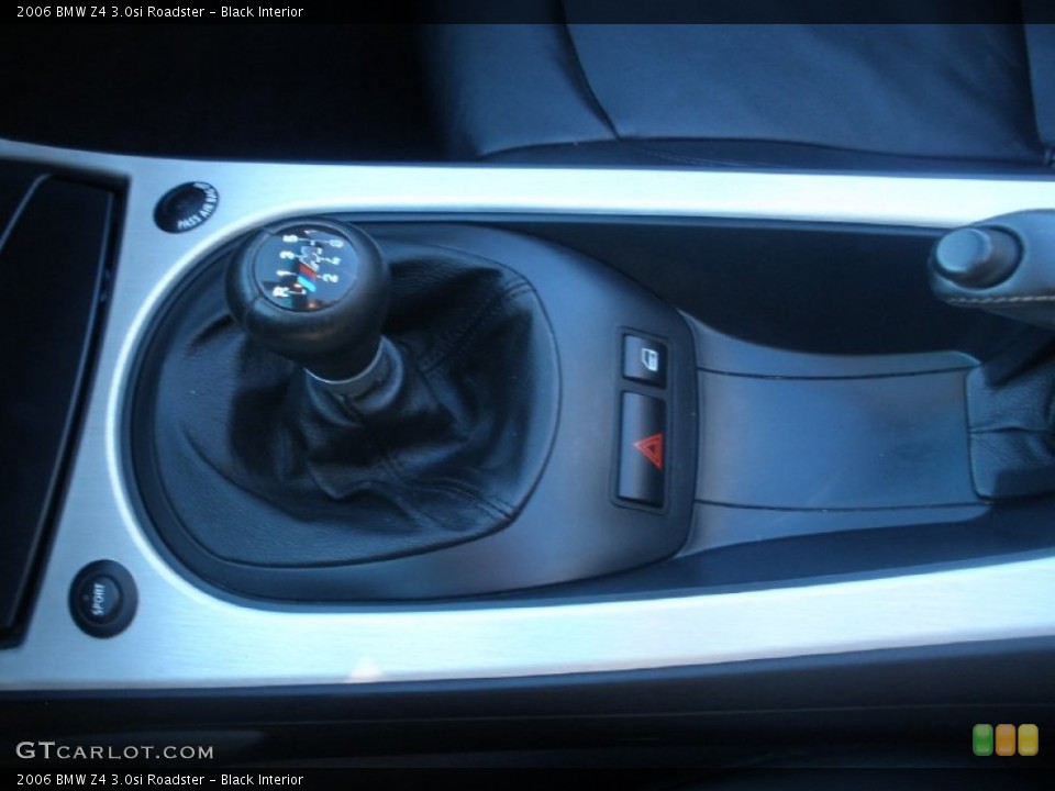 Black Interior Transmission for the 2006 BMW Z4 3.0si Roadster #87710093