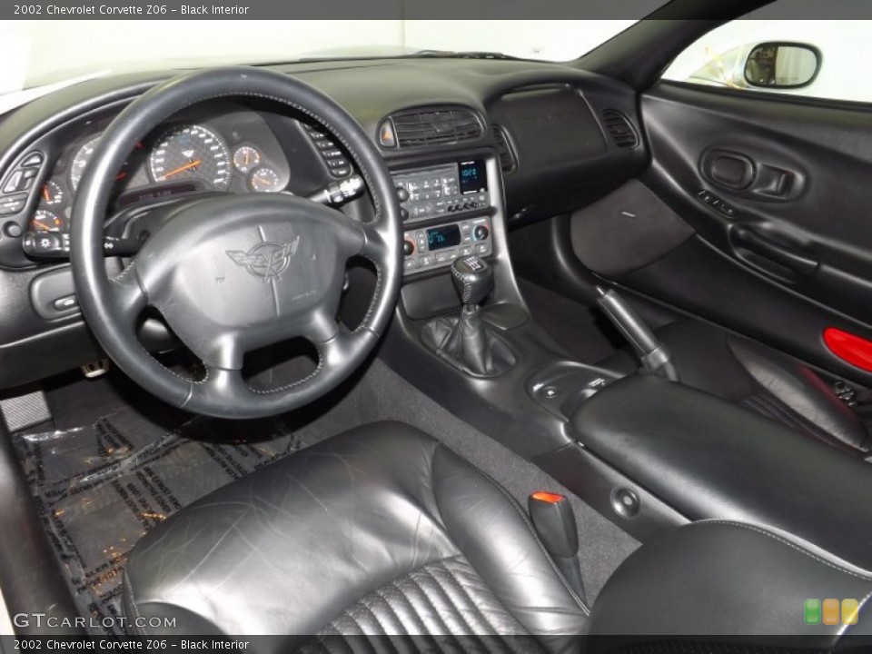 Black Interior Photo for the 2002 Chevrolet Corvette Z06 #87718767