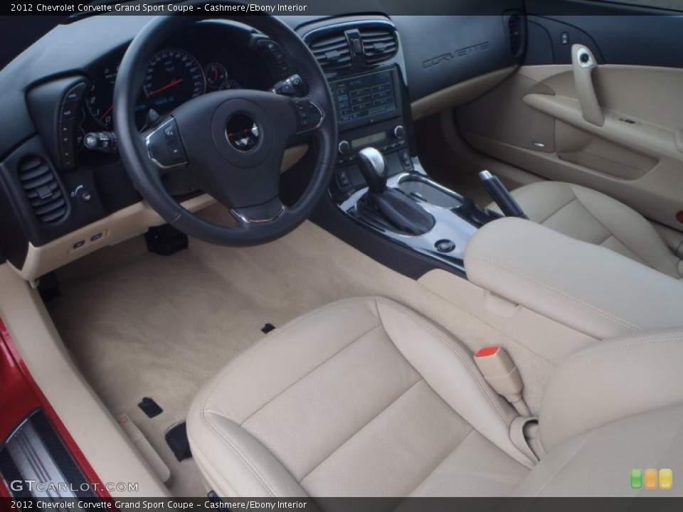Cashmere/Ebony Interior Photo for the 2012 Chevrolet Corvette Grand Sport Coupe #87719397