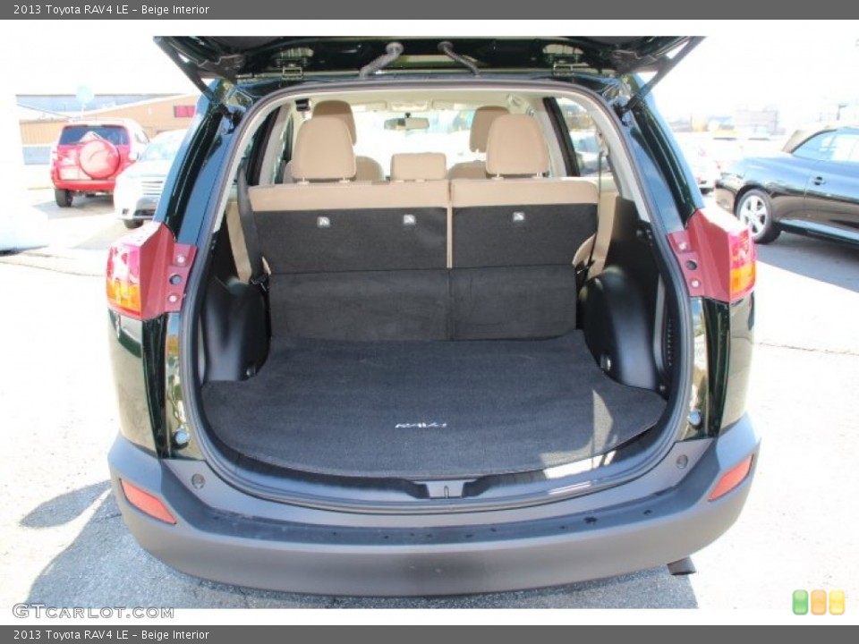 Beige Interior Trunk for the 2013 Toyota RAV4 LE #87721399