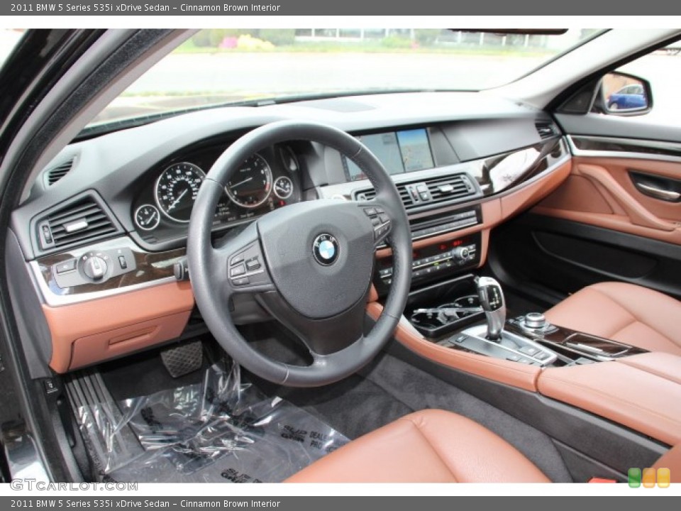 Cinnamon Brown Interior Prime Interior for the 2011 BMW 5 Series 535i xDrive Sedan #87721509