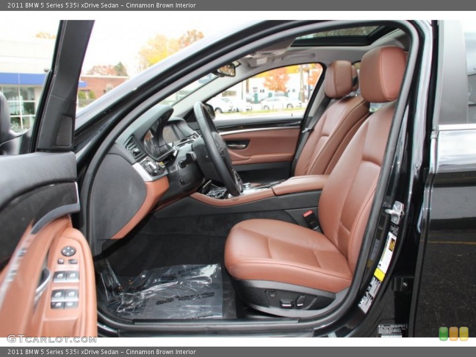 Cinnamon Brown Interior Front Seat for the 2011 BMW 5 Series 535i xDrive Sedan #87721532