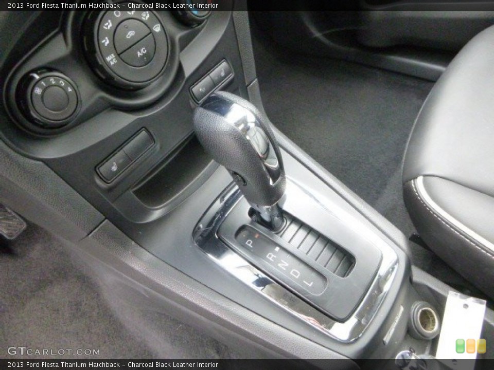 Charcoal Black Leather Interior Transmission for the 2013 Ford Fiesta Titanium Hatchback #87723283