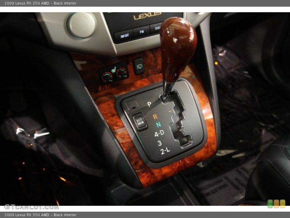 Black Interior Transmission for the 2009 Lexus RX 350 AWD #87726246