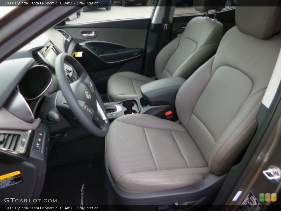 Gray Interior Front Seat for the 2014 Hyundai Santa Fe Sport 2.0T AWD #87727448