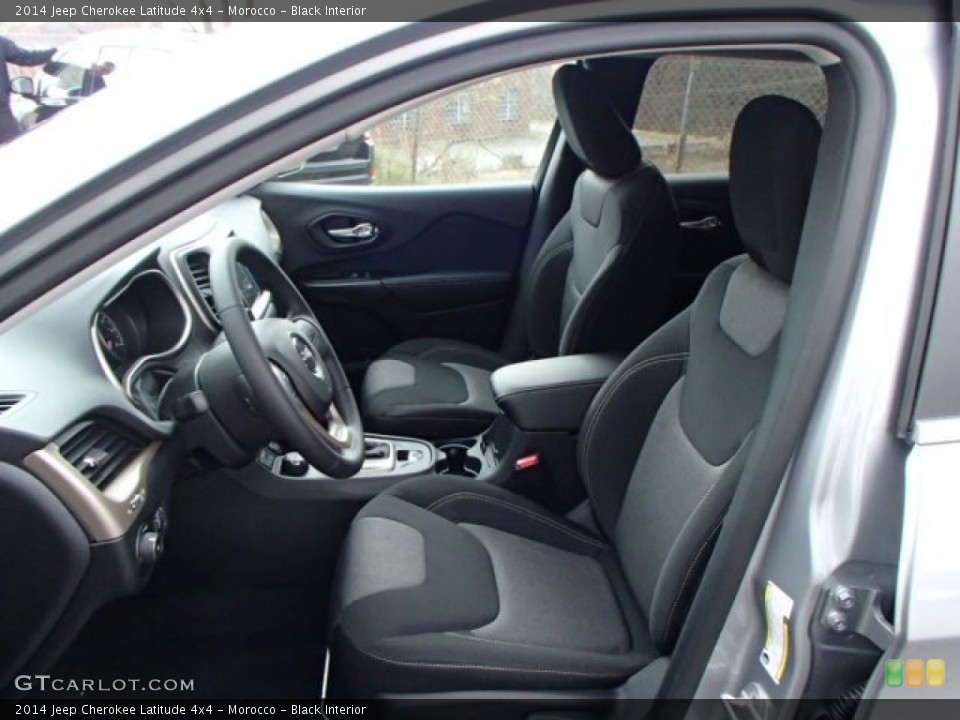 Morocco - Black Interior Front Seat for the 2014 Jeep Cherokee Latitude 4x4 #87732228