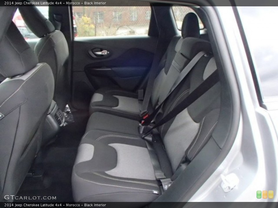 Morocco - Black Interior Rear Seat for the 2014 Jeep Cherokee Latitude 4x4 #87732249