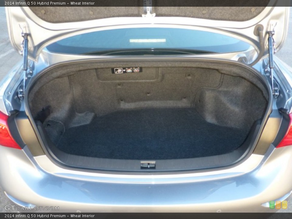 Wheat Interior Trunk for the 2014 Infiniti Q 50 Hybrid Premium #87735503