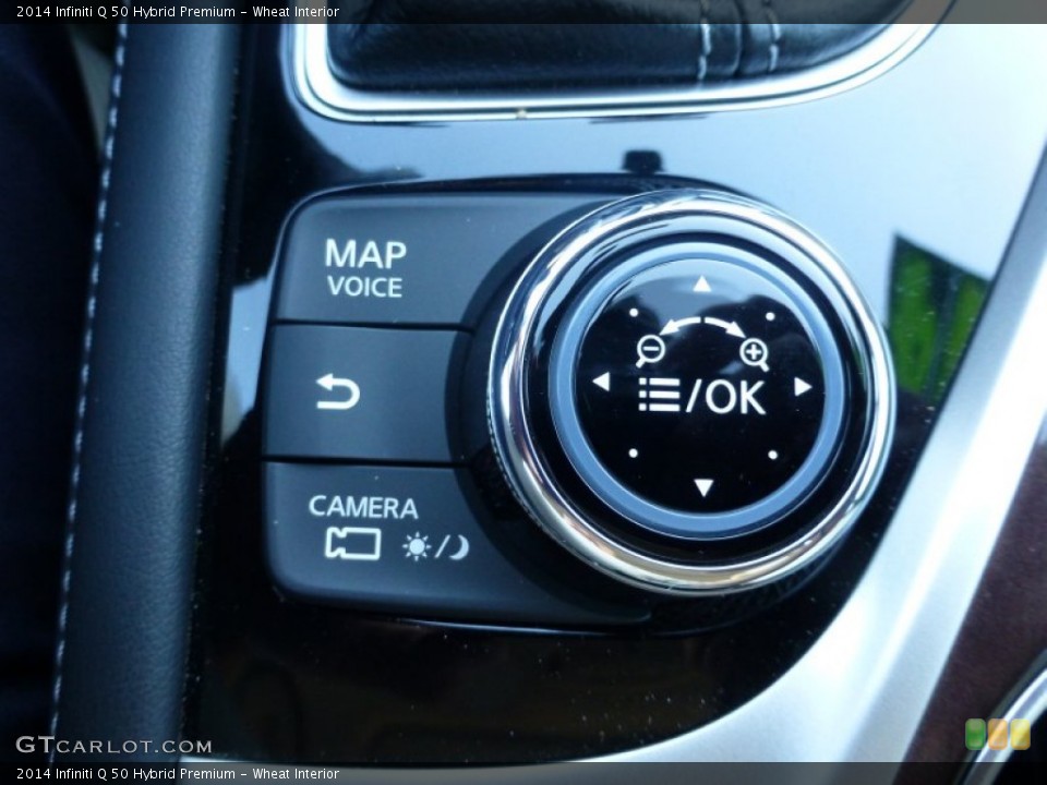 Wheat Interior Controls for the 2014 Infiniti Q 50 Hybrid Premium #87735864