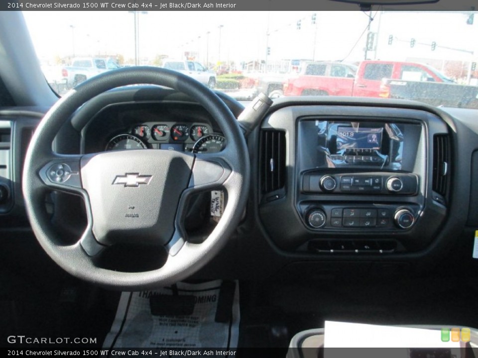 Jet Black/Dark Ash Interior Dashboard for the 2014 Chevrolet Silverado 1500 WT Crew Cab 4x4 #87738372