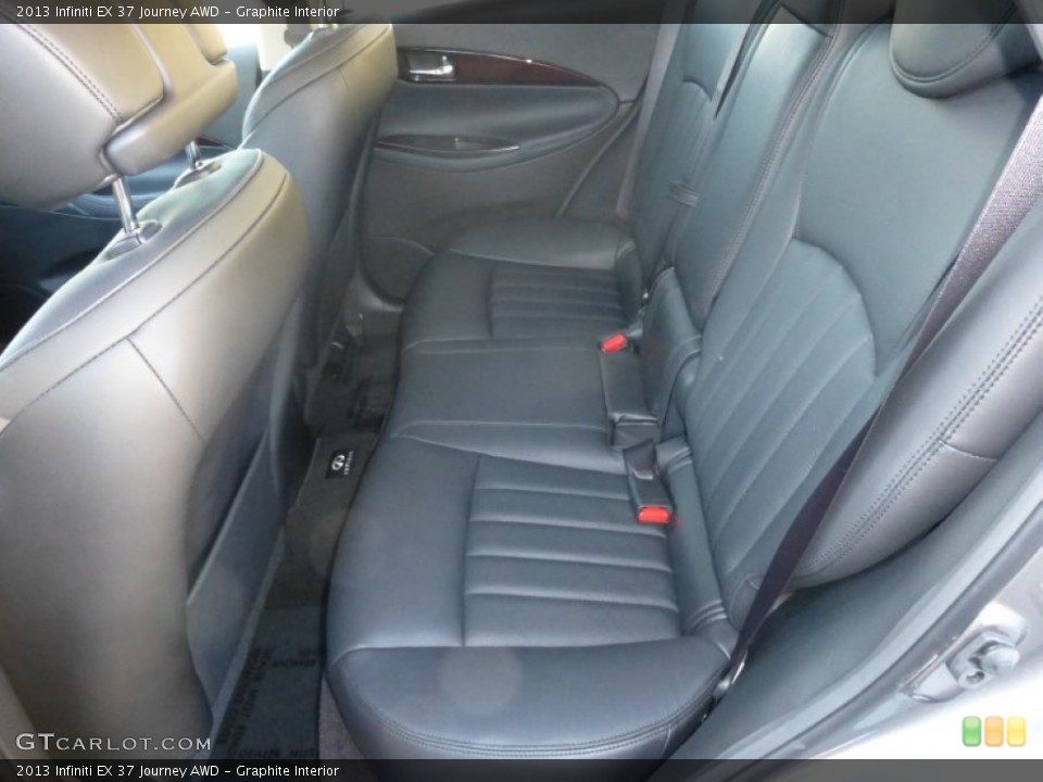 Graphite Interior Rear Seat for the 2013 Infiniti EX 37 Journey AWD #87739827