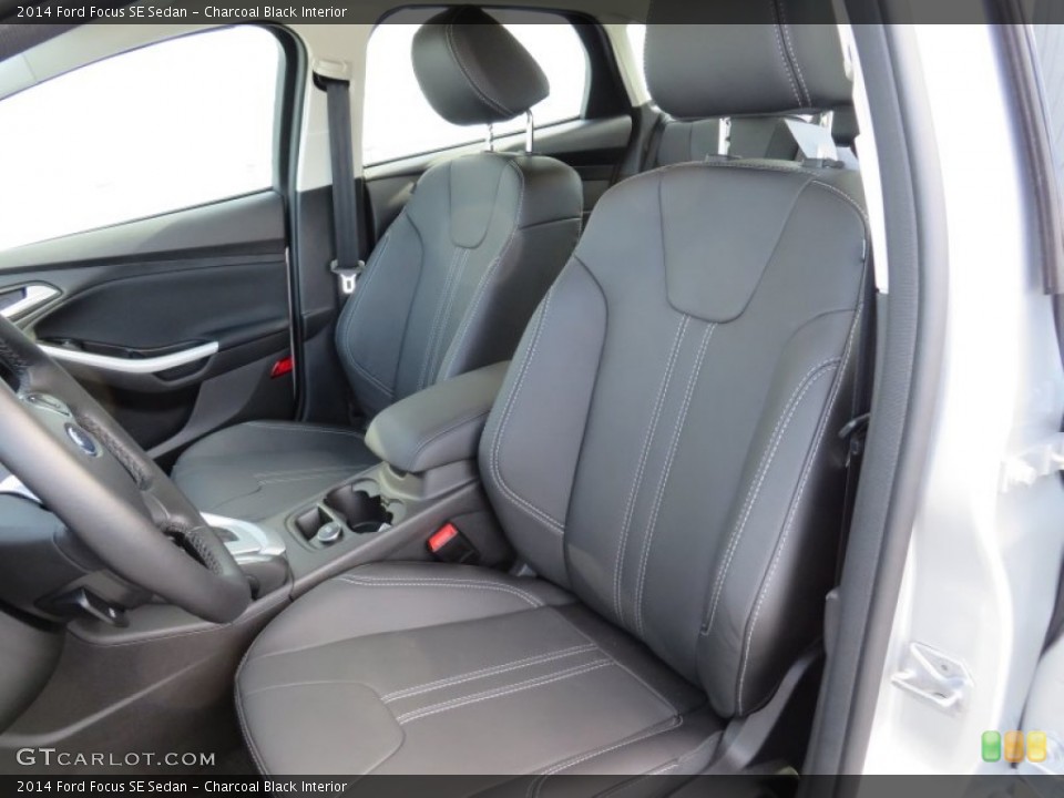 Charcoal Black Interior Front Seat for the 2014 Ford Focus SE Sedan #87743442
