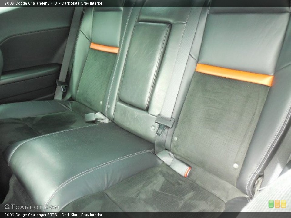 Dark Slate Gray Interior Rear Seat for the 2009 Dodge Challenger SRT8 #87748737