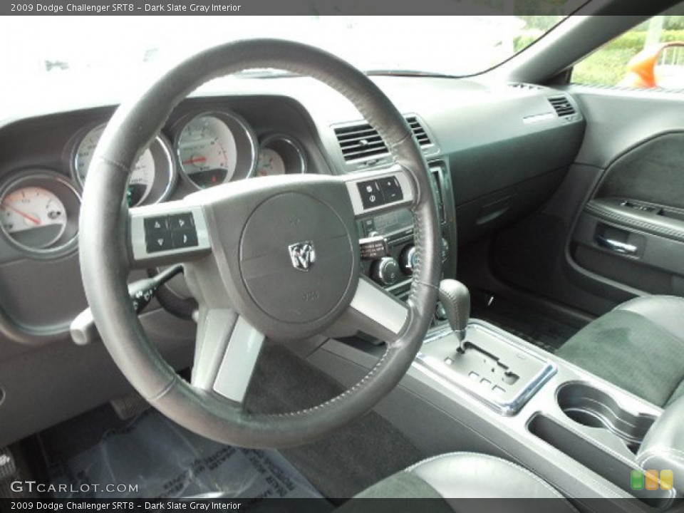 Dark Slate Gray Interior Dashboard for the 2009 Dodge Challenger SRT8 #87748755