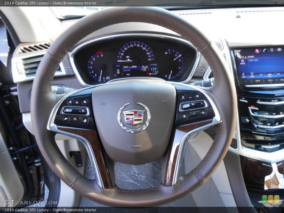 Shale/Brownstone Interior Steering Wheel for the 2014 Cadillac SRX Luxury #87752448