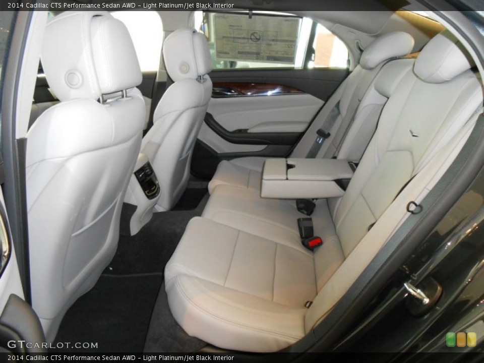 Light Platinum/Jet Black Interior Rear Seat for the 2014 Cadillac CTS Performance Sedan AWD #87752865