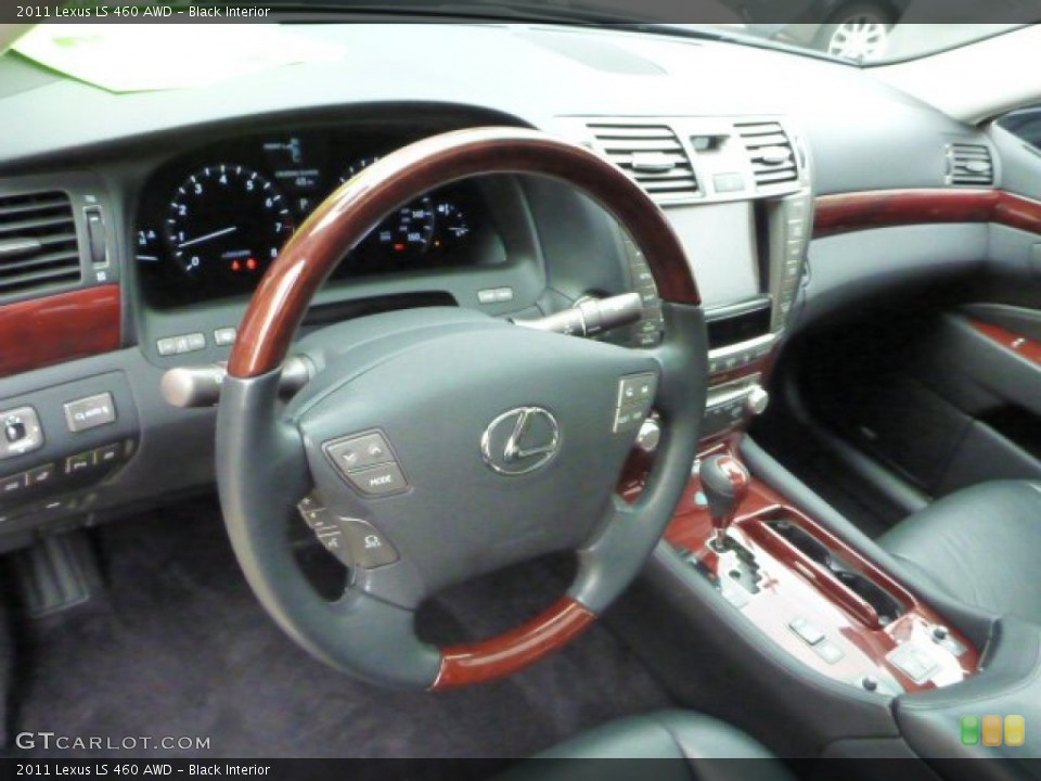 Black Interior Dashboard for the 2011 Lexus LS 460 AWD #87761469