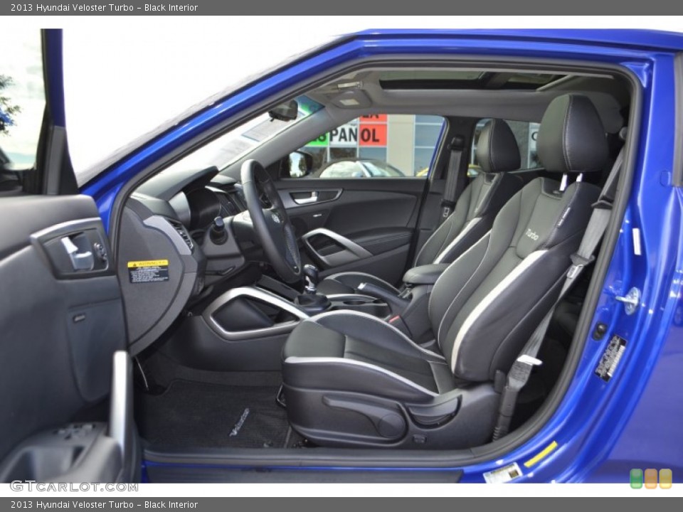 Black Interior Photo for the 2013 Hyundai Veloster Turbo #87761730