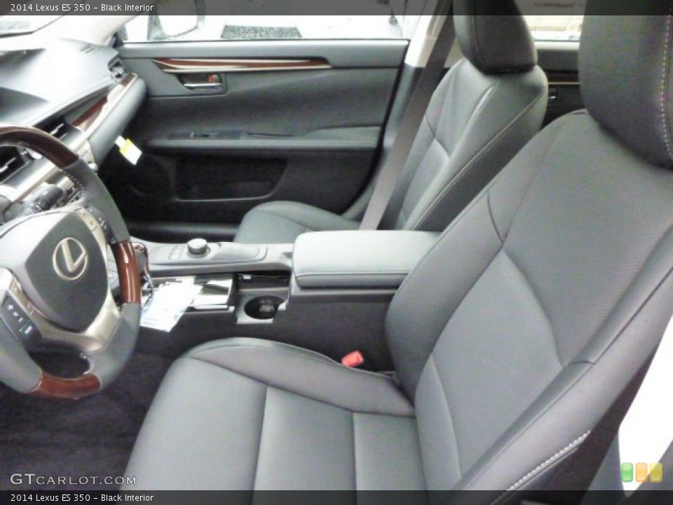 Black Interior Front Seat for the 2014 Lexus ES 350 #87761844