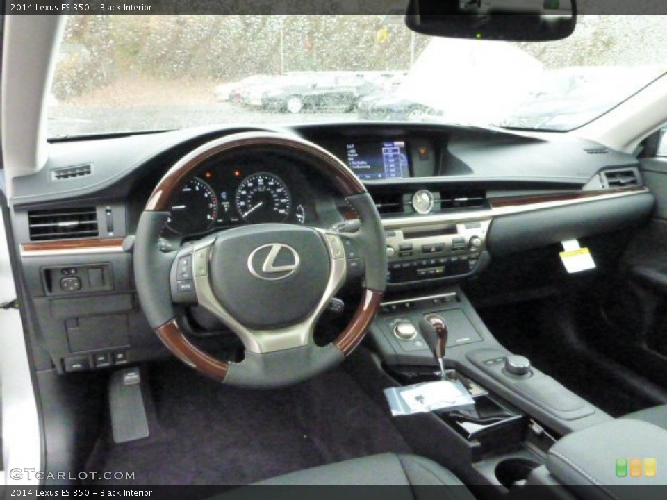 Black Interior Prime Interior for the 2014 Lexus ES 350 #87761856