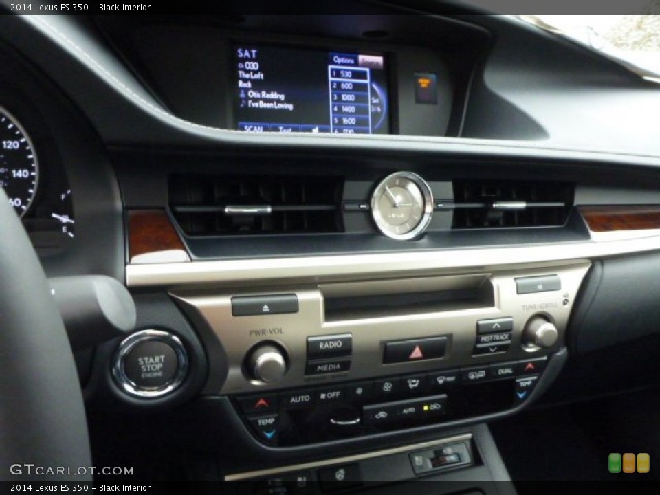 Black Interior Controls for the 2014 Lexus ES 350 #87761886