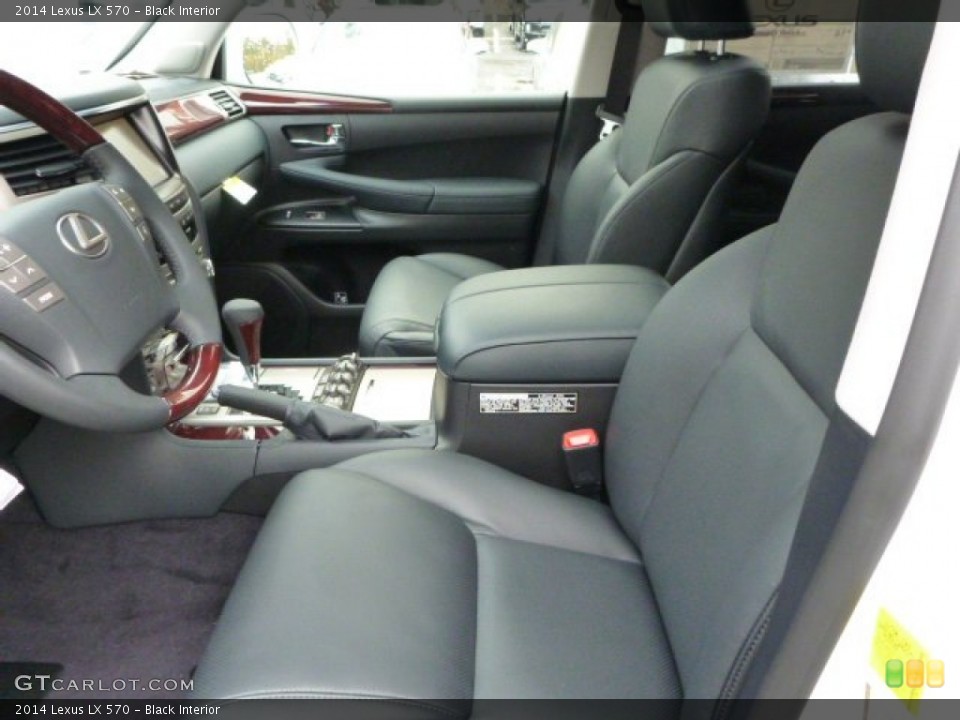 Black 2014 Lexus LX Interiors