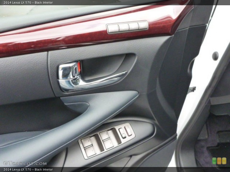 Black Interior Controls for the 2014 Lexus LX 570 #87761979