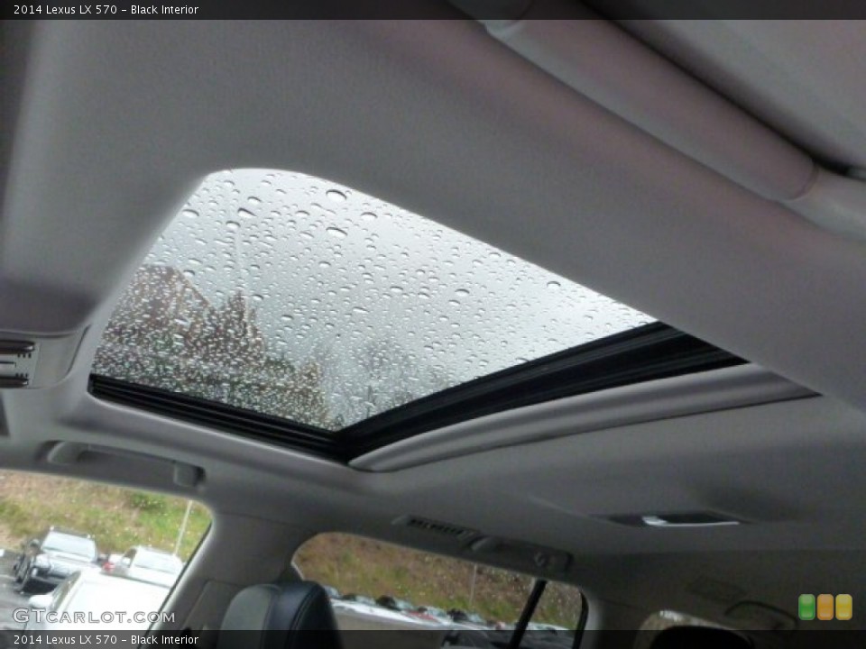 Black Interior Sunroof for the 2014 Lexus LX 570 #87761985