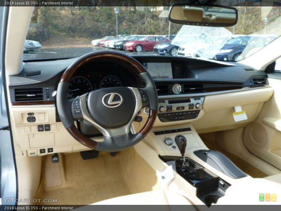 Parchment Interior Dashboard for the 2014 Lexus ES 350 #87762192
