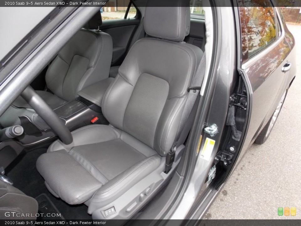 Dark Pewter Interior Front Seat for the 2010 Saab 9-5 Aero Sedan XWD #87765242