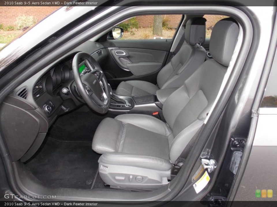 Dark Pewter Interior Front Seat for the 2010 Saab 9-5 Aero Sedan XWD #87765266