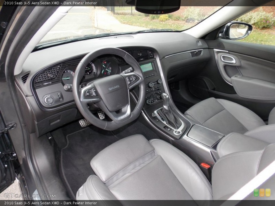 Dark Pewter 2010 Saab 9-5 Interiors