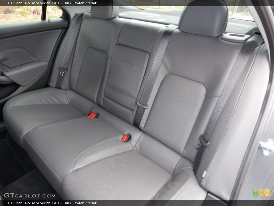 Dark Pewter Interior Rear Seat for the 2010 Saab 9-5 Aero Sedan XWD #87765362