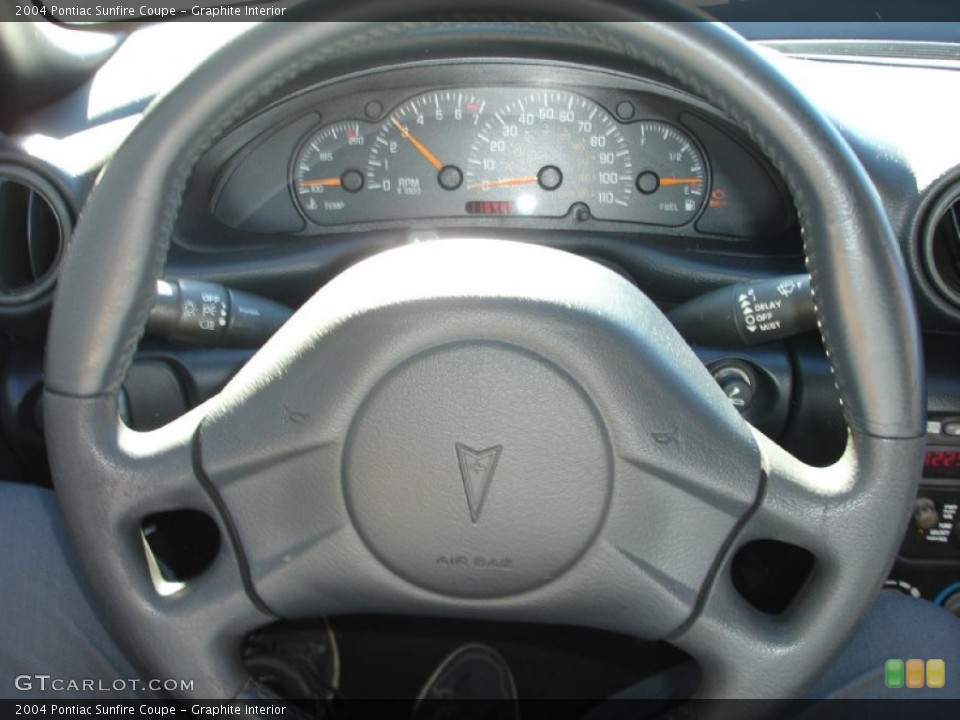 Graphite Interior Steering Wheel for the 2004 Pontiac Sunfire Coupe #87767066