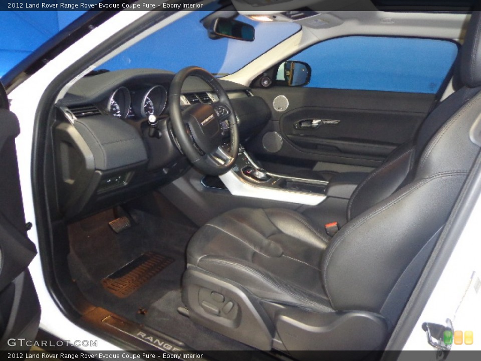 Ebony Interior Photo for the 2012 Land Rover Range Rover Evoque Coupe Pure #87767882