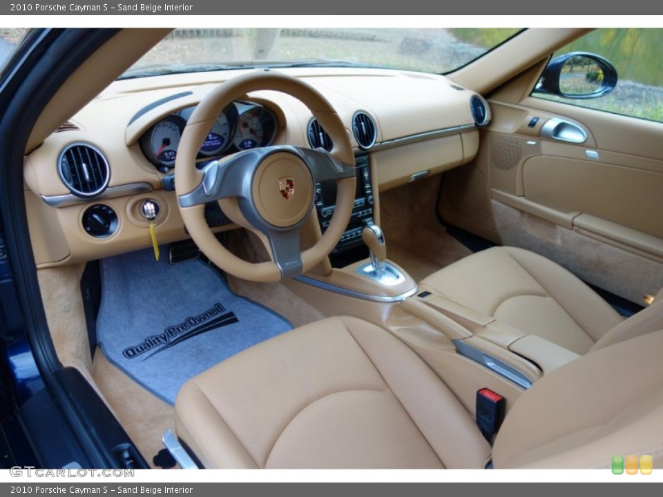 Sand Beige Interior Photo for the 2010 Porsche Cayman S #87767996