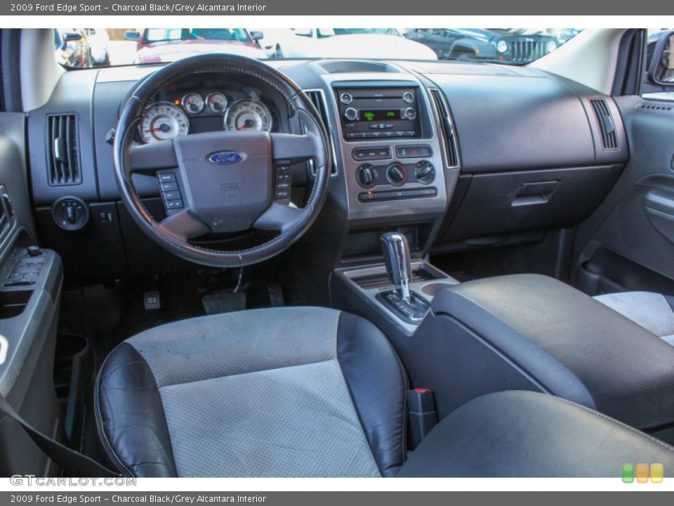 Charcoal Black/Grey Alcantara Interior Prime Interior for the 2009 Ford Edge Sport #87769781