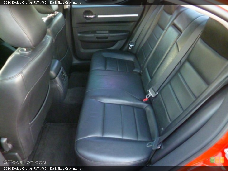 Dark Slate Gray Interior Rear Seat for the 2010 Dodge Charger R/T AWD #87777944