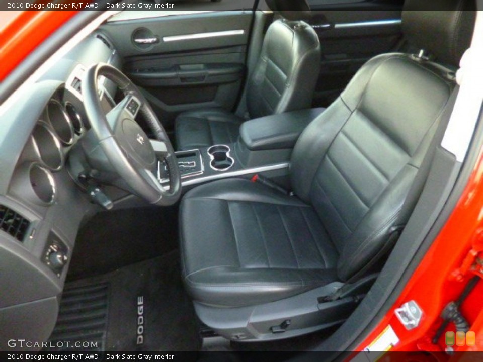 Dark Slate Gray Interior Front Seat for the 2010 Dodge Charger R/T AWD #87777959