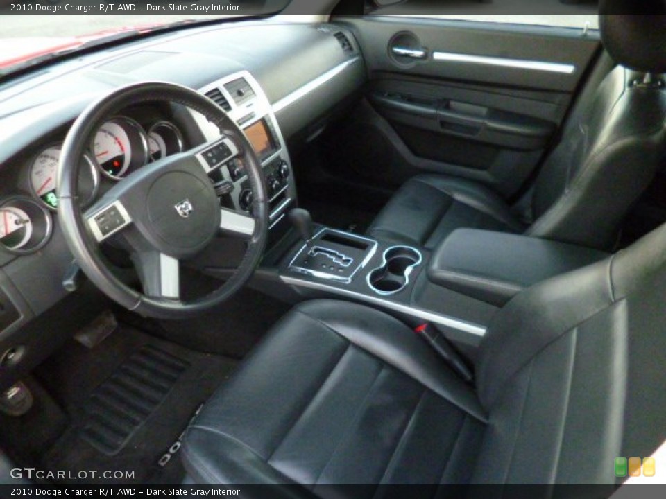 Dark Slate Gray 2010 Dodge Charger Interiors