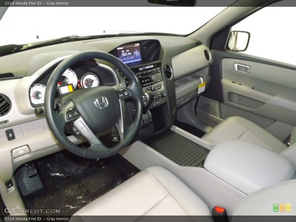 Gray Interior Prime Interior for the 2014 Honda Pilot EX #87780882