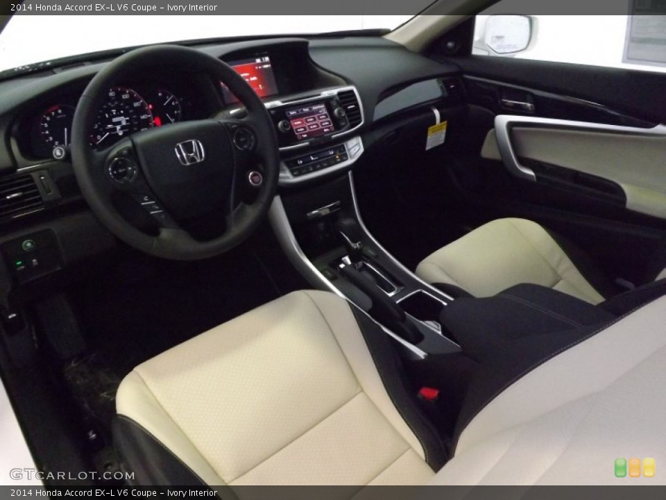 Ivory Interior Photo for the 2014 Honda Accord EX-L V6 Coupe #87782219