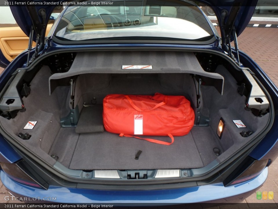 Beige Interior Trunk for the 2011 Ferrari California  #87784355