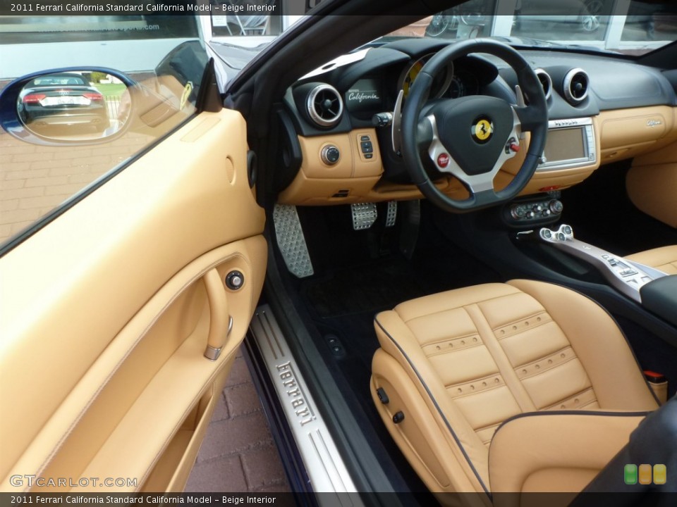 Beige Interior Dashboard for the 2011 Ferrari California  #87784685
